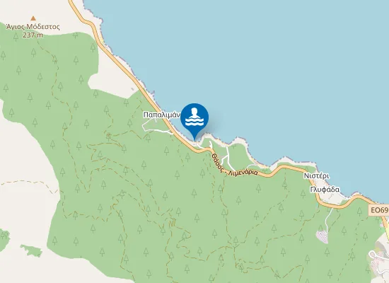 Map of Παπαλιμάνι