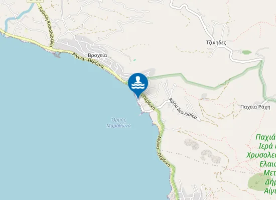 Map of Παραλία Μαραθώνα