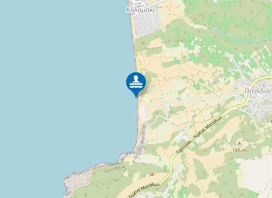 Map of Παραλία Κομμός