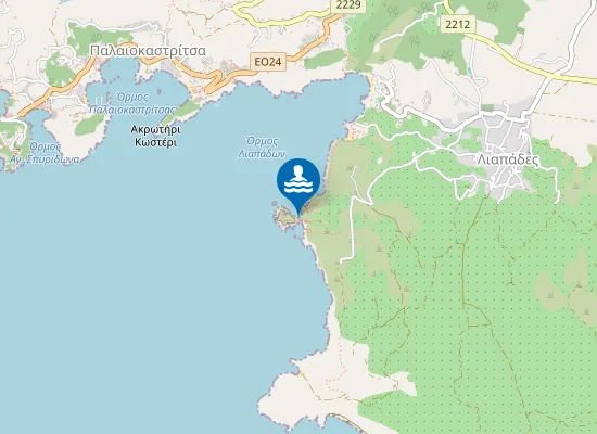 Map of Παραλία Λίμνη