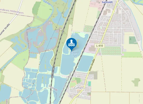 Map of ERHOLUNGSGEBIET GIFTENER SEE