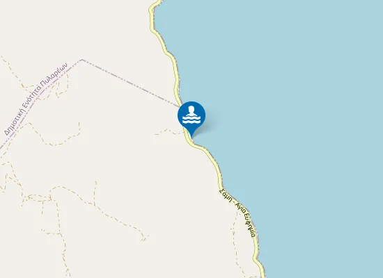 Map of Paralia Agia Paraskevi