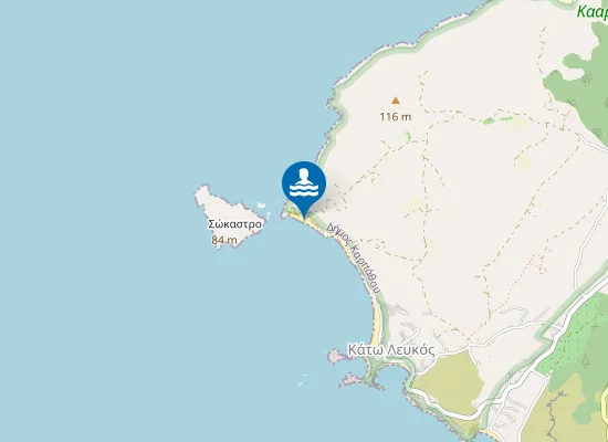 Map of tis Perdikas Potamos