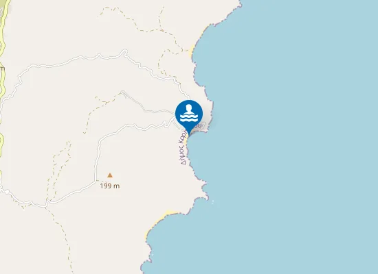 Map of Agios Minás