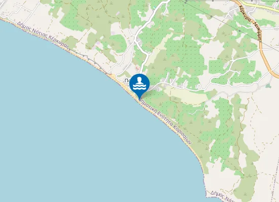 Map of Santa Barbara beach