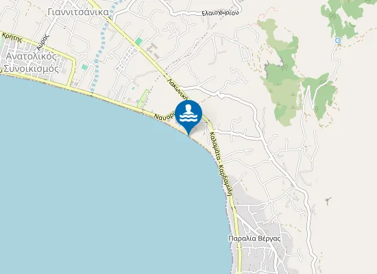 Map of Filoxenia Beach