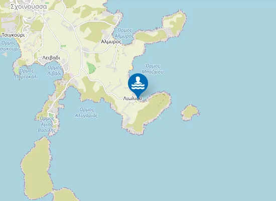Map of Παραλία Λιόλιου