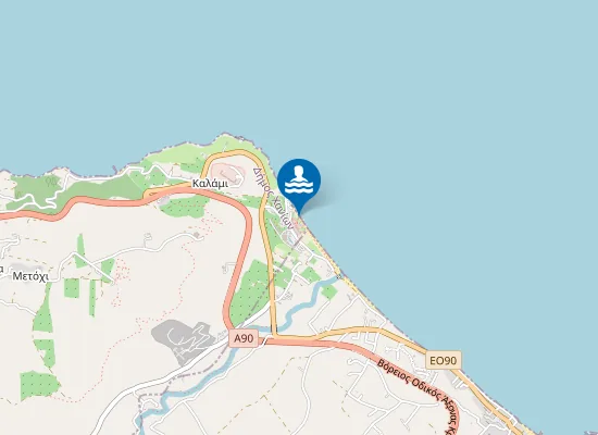 Map of Kiani Beach
