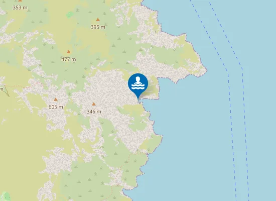Map of Παραλία Μικρές Αλμύρες