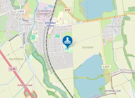 Map of BADETEICH SCHLADEN