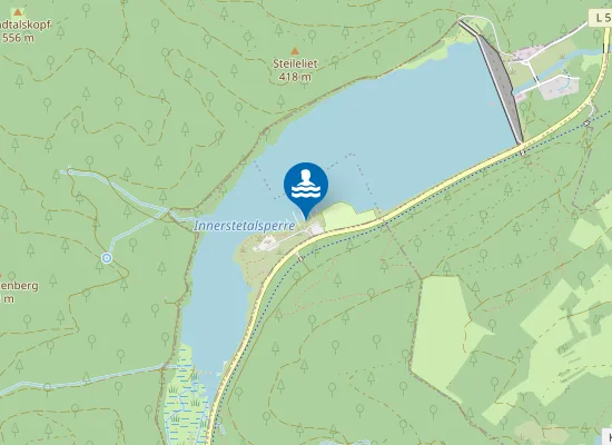 Map of INNERSTETALSPERRE