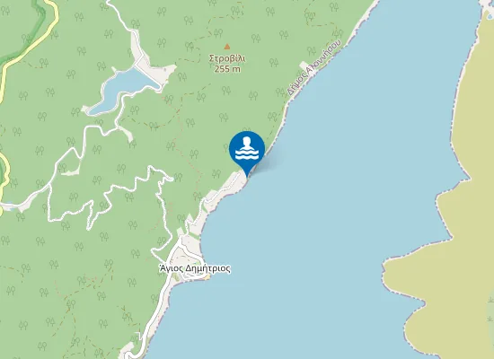 Map of Καλύβια Σταματίου