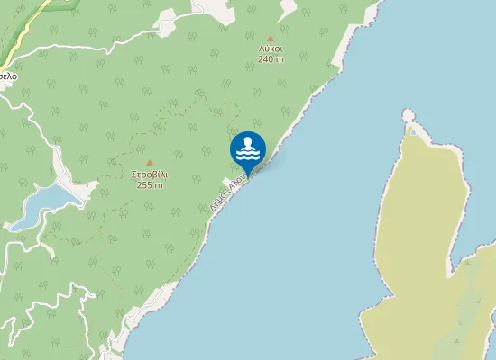 Map of Στροβίλι