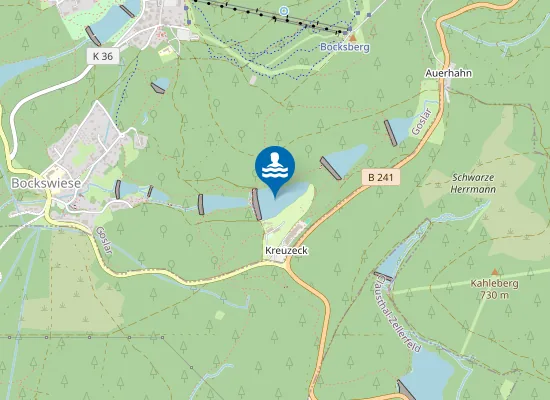 Map of OBERER GRUMBACHER TEICH