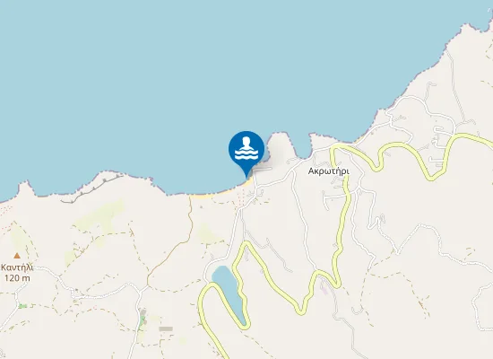 Map of Παραλία Γλατζά