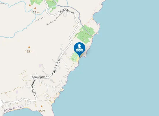 Map of Alatsolimni beach