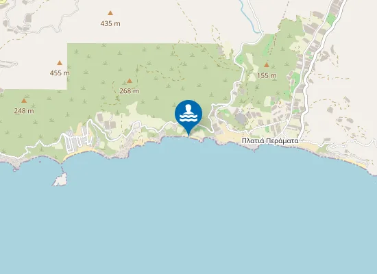 Map of Κόκκινες Πλάκες