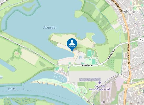 Map of Auesee Treibsand