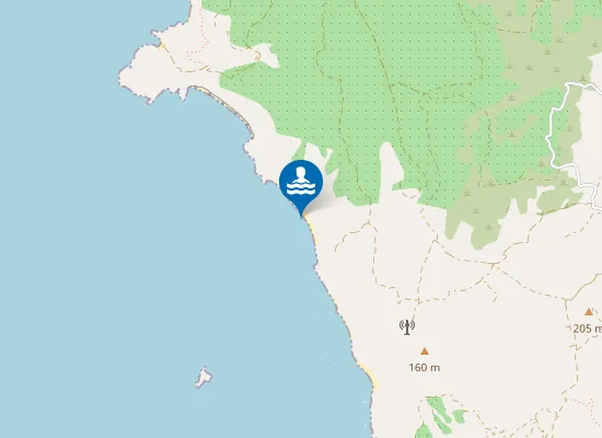 Map of Παραλία Στέλάρι