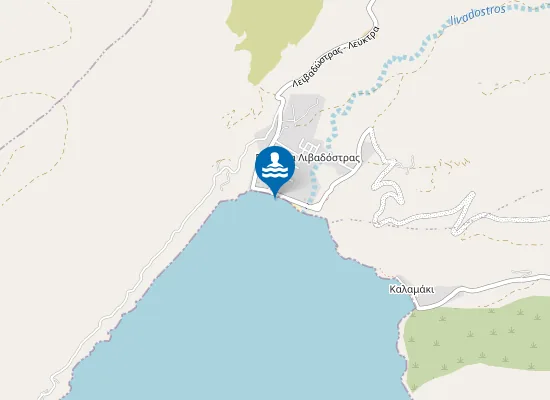 Map of Παραλία Λιβαδόστρας