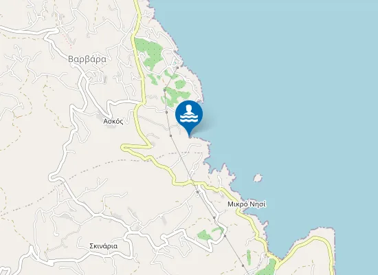 Map of Vathi Lagadi beach