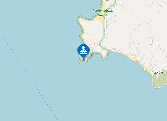 Map of Paralia Alyko