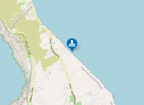 Map of Vourvolos Beach
