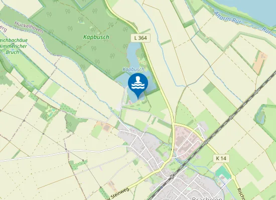 Map of BADESEE KAPUSCH HUECKELHOVEN AM STRAND