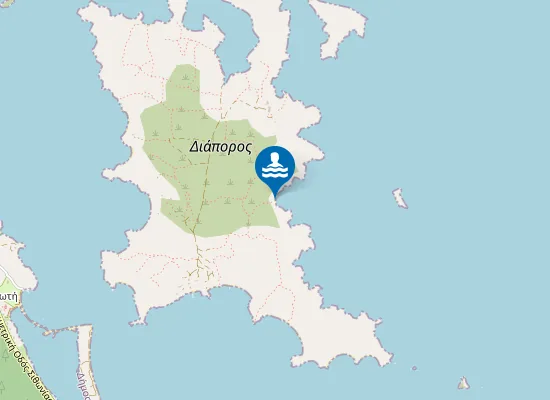 Map of White beach