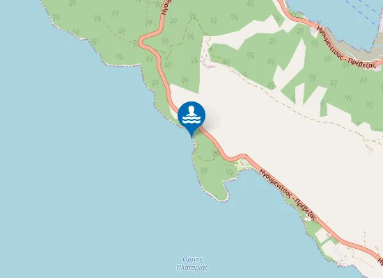 Map of Παραλία Γάτα