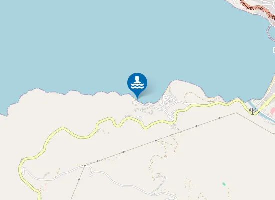 Map of Παραλία Γαλάζιος Κόλπος