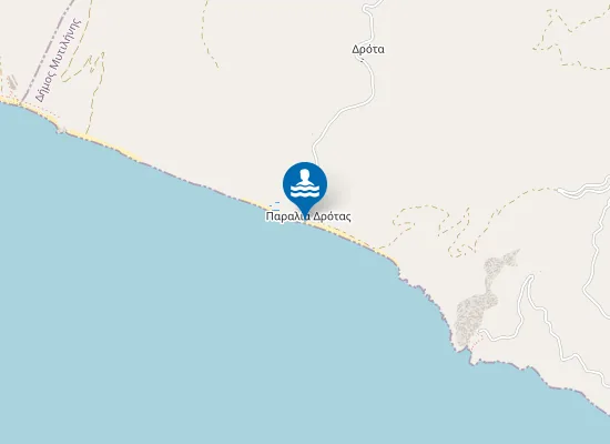 Map of Παραλία Δρότας