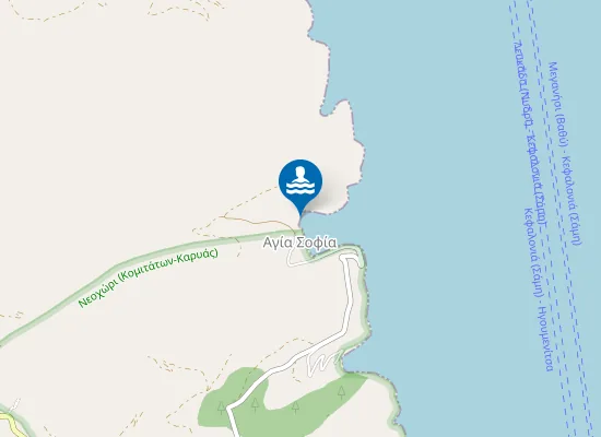 Map of Plati Beach Port