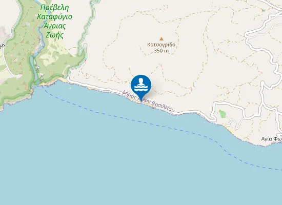 Map of Παραλία Κεφάλα