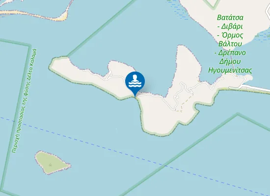 Map of Παραλία Κέρκυρα