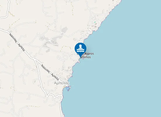 Map of Aspros Gremos beach