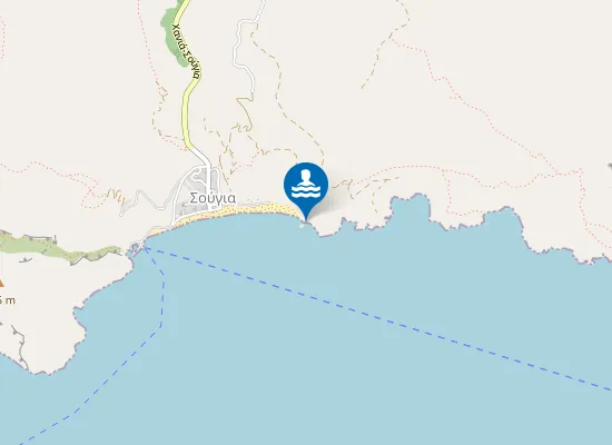 Map of Sougia Beach