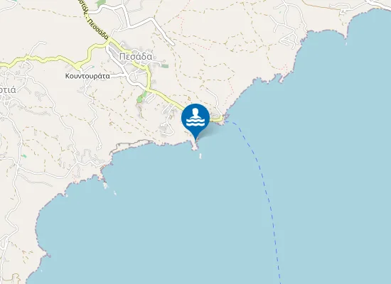 Map of Pessada Beach