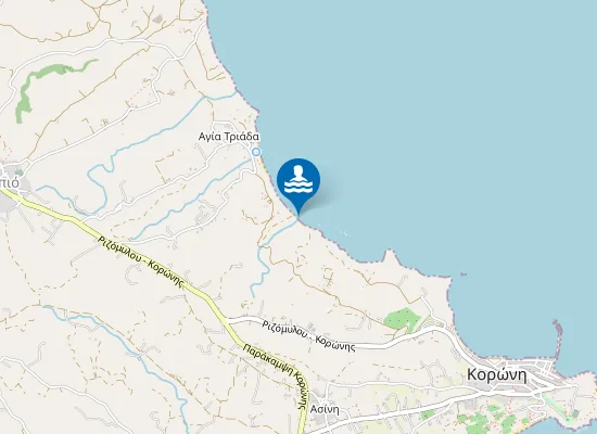 Map of Lachanou Beach