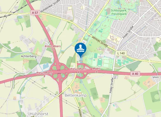 Map of BETTENKAMPER MEER STRAND