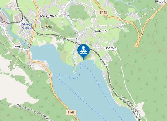 Map of HALLSTÄTTERSEE, UNTERSEE