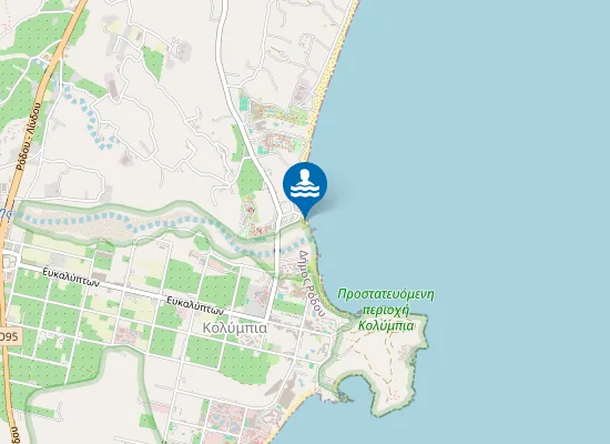 Map of Παραλία Αφάντου-Κολύμπια