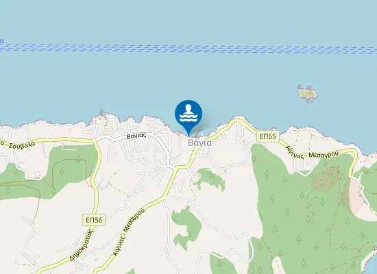 Map of Vagia Beach