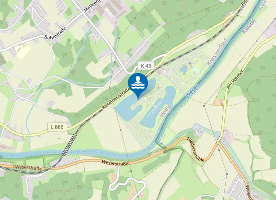 Map of BORLEFZENER SEE DLRG STRAND