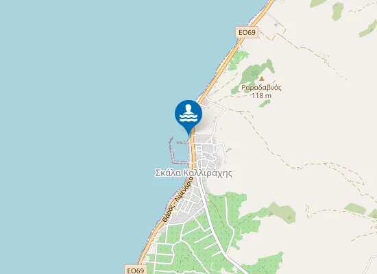 Map of Σκάλα Καλλιράχης