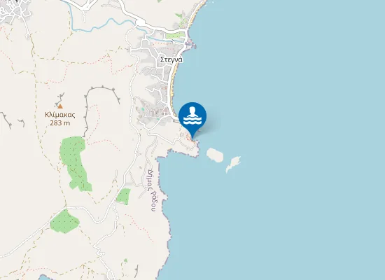 Map of Grande Blue Beach