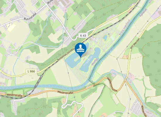 Map of BORLEFZENER SEE KINDERSTRAND