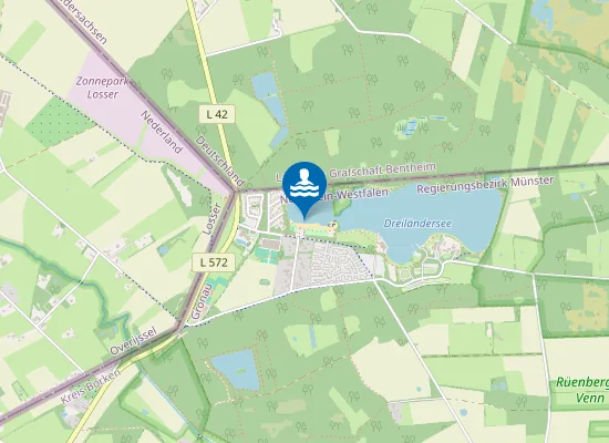 Map of DREILAENDERSEE GRONAU