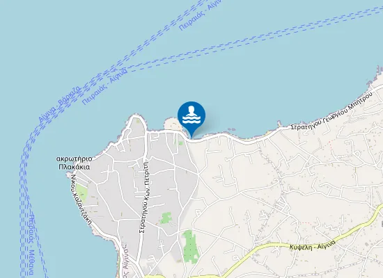 Map of Παραλία Ζινόβι