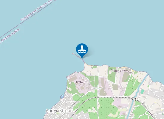 Map of Drepano Kite Surfer's Paradise Beach